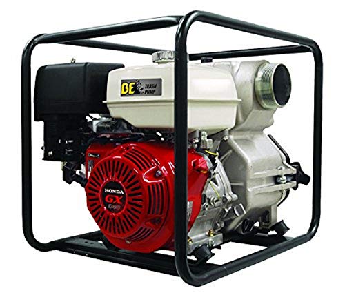 BE PRESSURE TP-4013HM Trash Pump,4" 390Cc 360Gpm 4" Pump, 390CC Honda